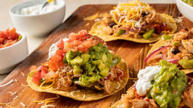 Chicken Taco Tostadas