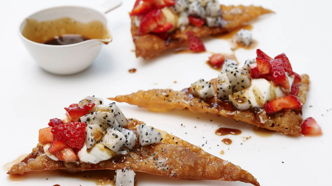 Dragon Fruit Strawberry Poke