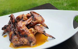 Crispy Spicy-Glazed Grilled Wings