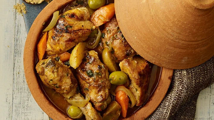 Chicken Tagine with Preserved Lemon and Olives