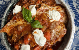 One-Pot Beef Stew Lasagna