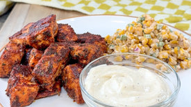 Blackened Salmon Bites