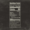 The nutrition facts label for Mission Bbq Blue Ridge Smoky Mountain 15 Oz is displayed, showing 90 calories, 3g total fat, 170mg sodium, 16g total carbohydrates, 13g total sugars including 13g added sugars, 0g protein, and 110mg potassium per serving.