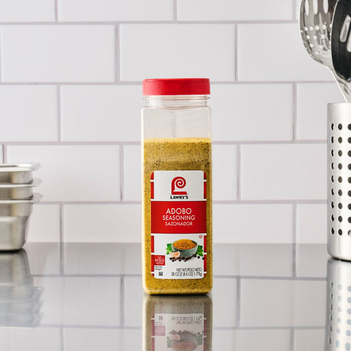 A container of Lee Kum Kee XO Sauce stands on a kitchen counter.