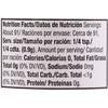 ['Nutrition facts label for a product with 0 calories, 0 grams of fat, 0 milligrams of sodium, less than 1 gram of carbohydrates, and 0 grams of protein.']