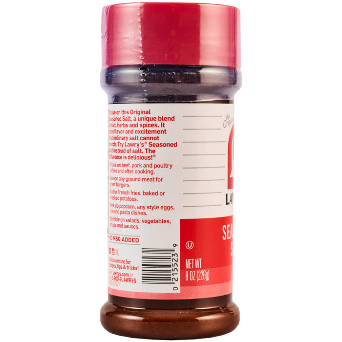A bottle of Lawry's Seasoned Salt.