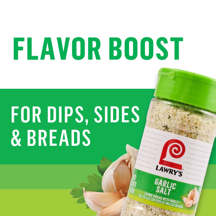 Lawry's Garlic Salt is a flavor boost for dips, sides, and breads.