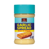 A container of Lawry's Garlic Spread is displayed.
