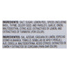 The ingredients for the product are listed in English and Spanish.
