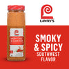 Lawry's Smoky Chili &amp; Cumin Rub is shown, highlighting its smoky and spicy Southwest flavor.