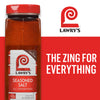 A container of Lawry's Seasoned Salt is displayed with the tagline The Zing for Everything.