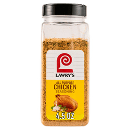 A container of Laney's No Mess Chicken Seasoning.