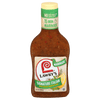 ["A bottle of Lawry's Signature Italian marinade with garlic, onion, and herbs."]