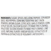 A list of ingredients for a product.