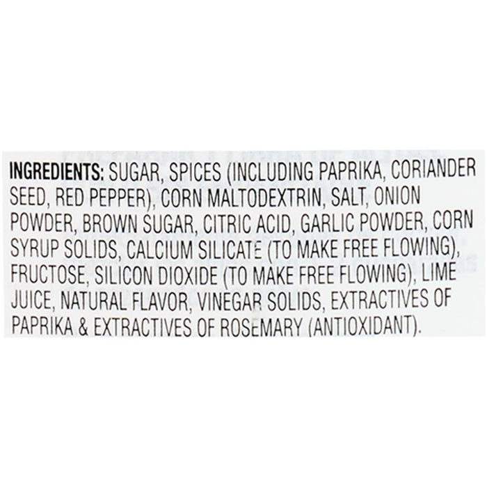 A list of ingredients for a product.