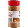 A clear plastic spice jar with a red lid, containing Lawry'S Cinnamon Ground 2.37 Oz, with the label showing the brand name and product type.