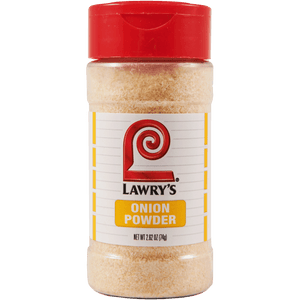 ["A bottle of Lawry's Onion Powder."]