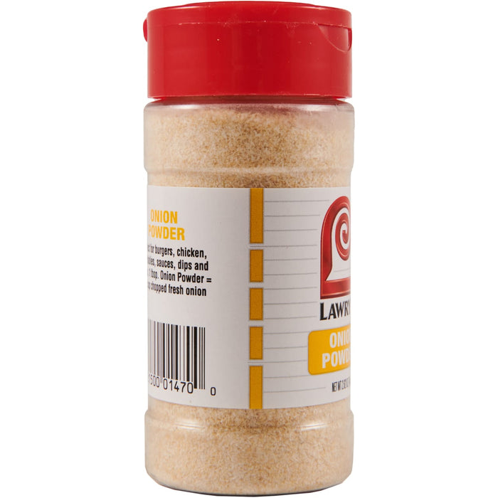 ["A container of Lawry's Onion Powder."]