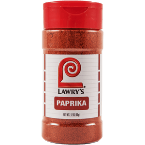 ["A bottle of Lawry's Paprika."]
