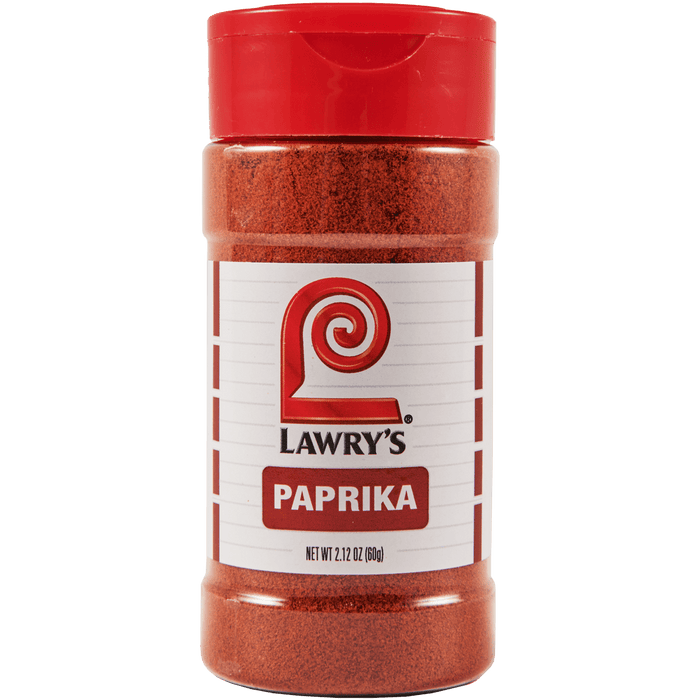 ["A bottle of Lawry's Paprika."]