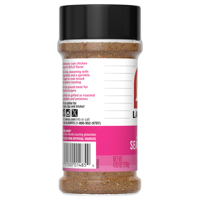 ["A jar of Lawry's Seasoning Salt."]
