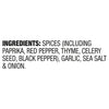 ['A list of ingredients for a spice blend.']