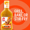 A bottle of Lawry\s Cuban Style Mojo Marinade is displayed with the text Grill Bake or Stir-Fry to highlight its versatility.