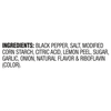 ['A list of ingredients for a product.']