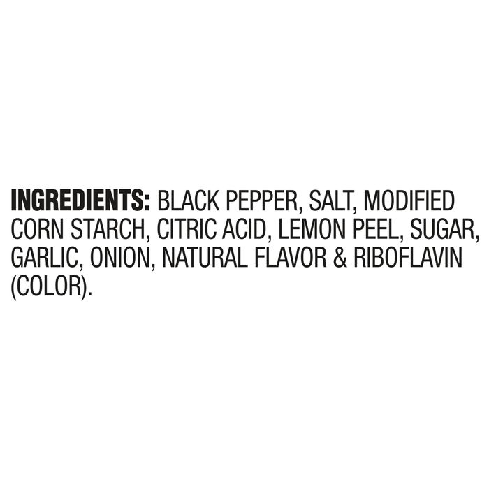 ['A list of ingredients for a product.']