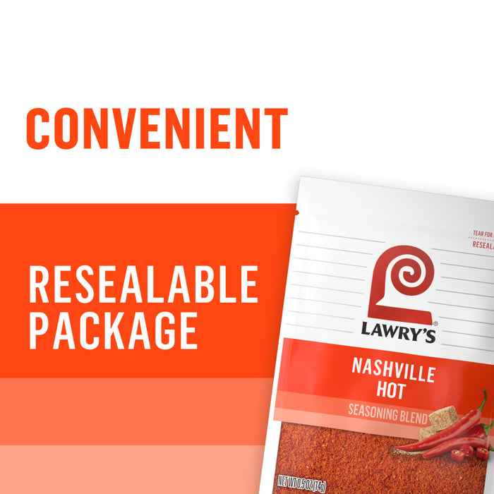 Lawry's® Nashville Hot Seasoning Blend, 0.5 oz