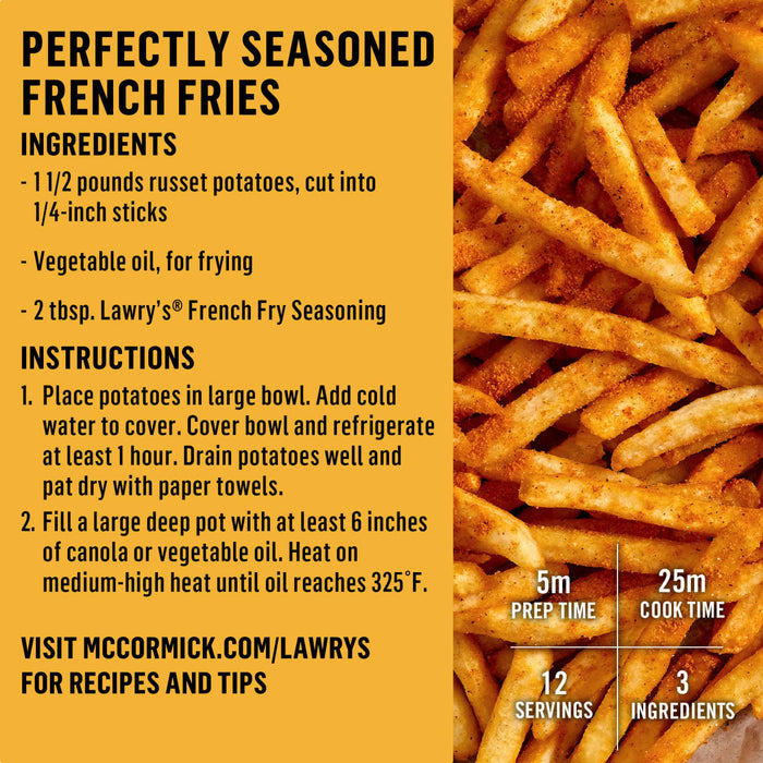 Lawry's® Fry Seasoning, 5.360 oz