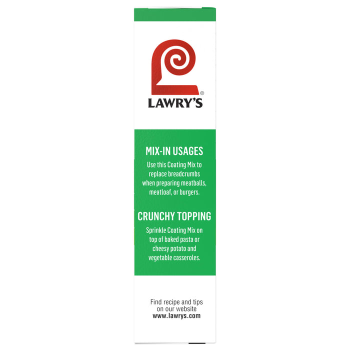 Lawry's No MSG Seasoning and Crunch Topping box.