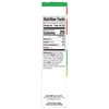The image shows the nutrition facts and ingredients list for a product.