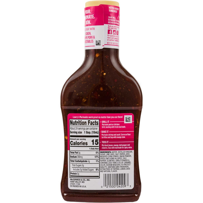 A bottle of Trader Joe's Korean Style Gochujang Barbecue Sauce shows the nutrition facts and ingredients.