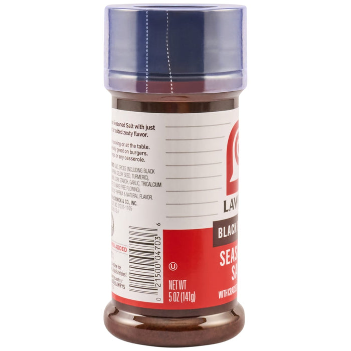 Lawry's® Black Pepper Seasoned Salt, 5 oz