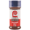 A container of Lawry's Black Pepper Seasoned Salt.