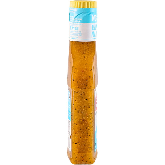 A bottle of Marzetti Simply Dressed Honey French salad dressing.