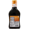 A bottle of Soy Vay Veri Veri Teriyaki Marinade &amp; Sauce shows its nutrition facts label.