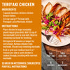 ['Teriyaki Chicken recipe with ingredients, instructions, prep time, cook time, servings and ingredients.']