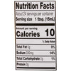 Lawry's Marinade nutrition facts and ingredients label.