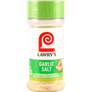 ["A jar of Lawry's Garlic Salt."]