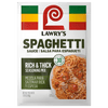 This is a package of Lawry's Extra Rich &amp; Thick Spaghetti Sauce spices and seasonings mix.