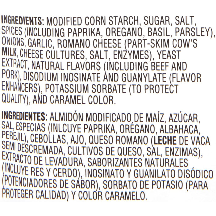 ['Ingredients list for a product, including a list of ingredients in English and Spanish.']