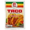 ["A Lawry's Taco Spices &amp; Seasonings Mix packet with a picture of tacos on the front."]
