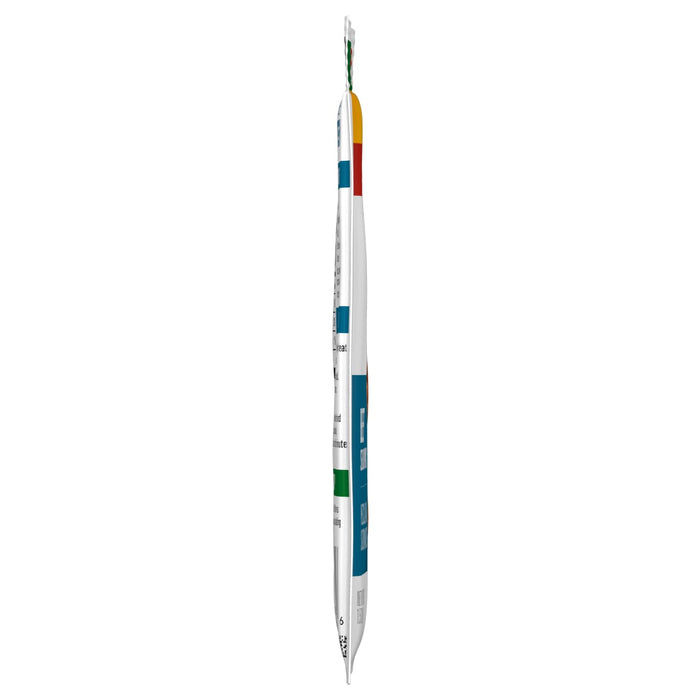 A Bic 4-color pen with visible ink cartridges in green, red, blue, and black.