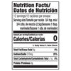 Nutrition facts label for a seasoning mix.