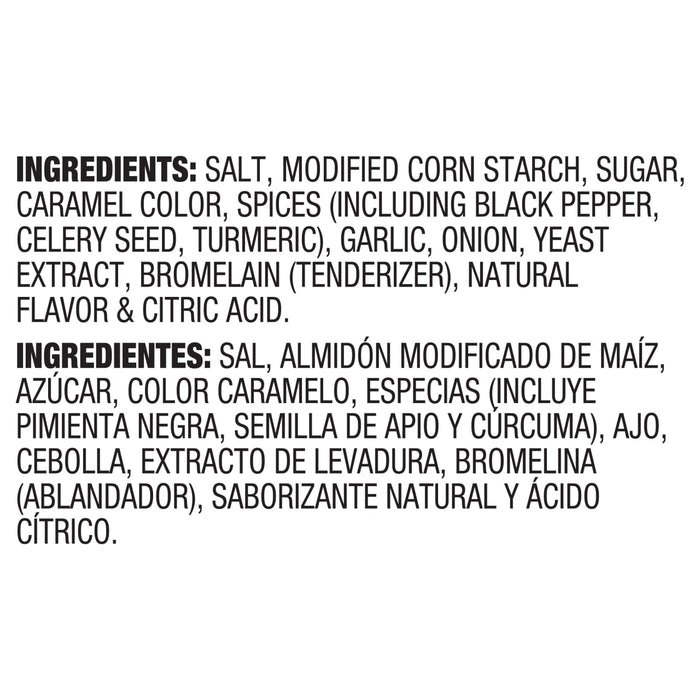 The ingredients for the product are listed on a white background.