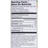 ['Nutrition facts label for a food product.']