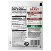 A packet of McCormick All Natural Gravy Mix with nutritional information and preparation instructions.