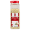 ["A container of Lawry's Garlic Salt, Coarse Grind with Parsley."]